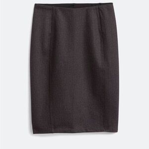 Liverpool Bia Knot Charcoal Pencil Skirt